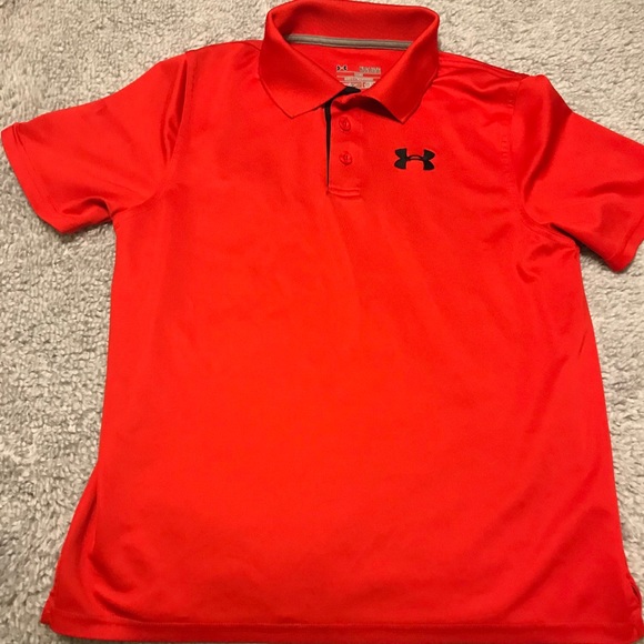 Under Armour Other - ORANGE UA POLO YLG NWOT👣👣